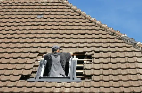 Pose de velux - Verneix